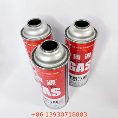 Logo Butane Gas Cylinder adapté aux besoins du client pour la boîte métallique chaude du pot 1 X