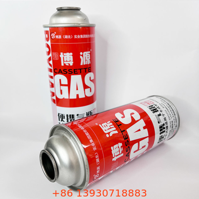 Le carburant de propane peut type accessoire de la boîte métallique 65*158 millimètre de gaz de butane