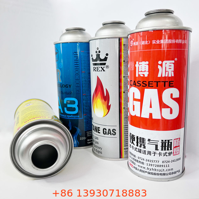 Boîte métallique de gaz de butane de fer-blanc pour la cuisson