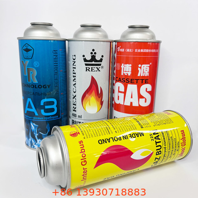 CMYK imprimant la pression éclatée par MPA de la boîte métallique 1,4 de gaz de butane en métal