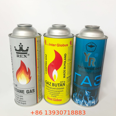 CMYK imprimant la pression éclatée par MPA de la boîte métallique 1,4 de gaz de butane en métal