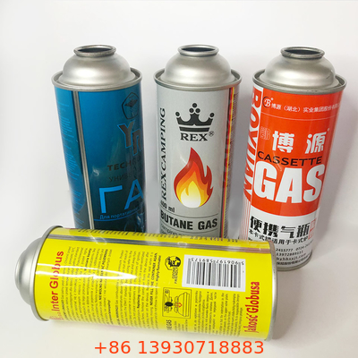 Boîte métallique de gaz de butane de fer-blanc pour la cuisson