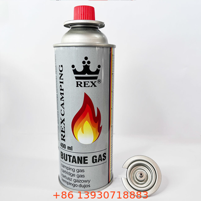 Forme droite extérieure de mur de Mini Portable Butane Gas Canister 65mm