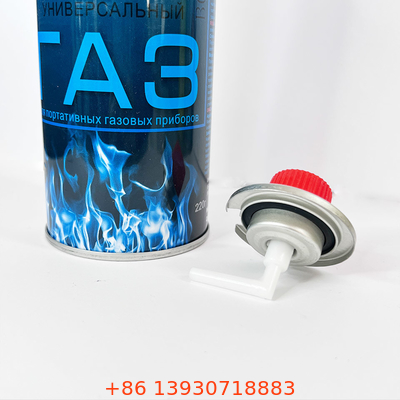 Forme droite extérieure de mur de Mini Portable Butane Gas Canister 65mm
