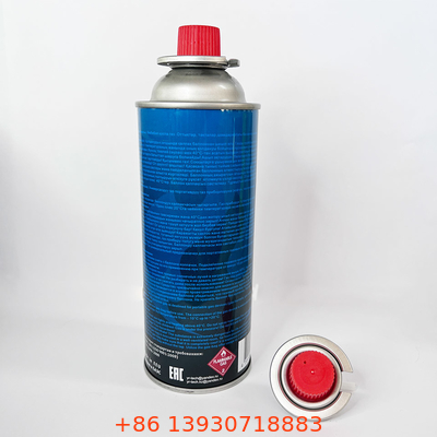 Clapet à gaz de butane de cartouche de camping de fer-blanc un pouce long utilisant la vie