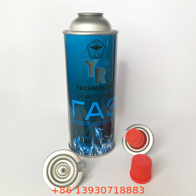 Clapet à gaz de butane de cartouche de camping de fer-blanc un pouce long utilisant la vie
