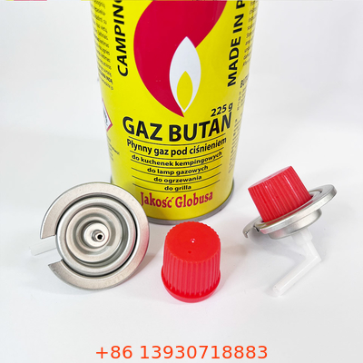 Boîte métallique droite de gaz de butane du fer-blanc 220g de mur pour faire cuire la cuisson