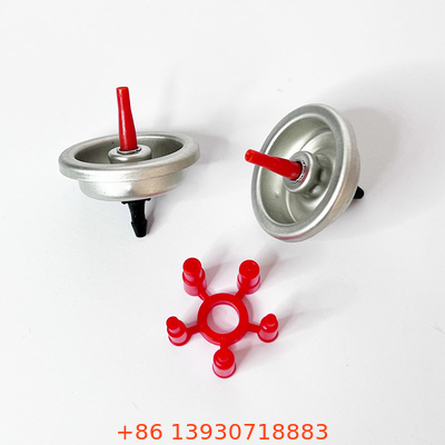 Métal standard de valve de recharge d'allumeur de gaz et matière plastique pour des boîtes d'allumeur de gaz
