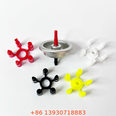 soupape spéciale 25.4mm de recharge de gaz de butane de fer-blanc de tige de ménage