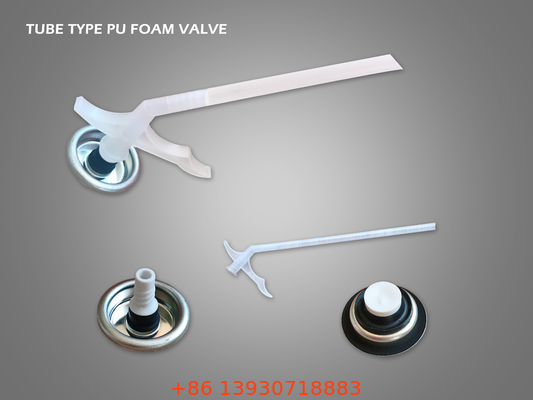 Type paille de tube d'ODM d'OEM de soupape de mousse d'unité centrale de soupape de jet d'aérosol