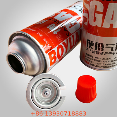 Preuve portative de fuite de soupape de cartouche de cuisinière à gaz de butane de soupape de jet d'aérosol ISO9001