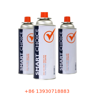 CMYK imprimant la boîte métallique rechargeable de gaz de butane pour la capacité du fourneau de camping 400ml