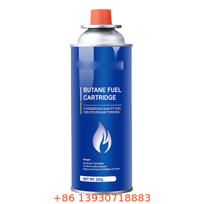 Cylindre de gaz à cuire extérieur de la cassette 400ml de transport de butane de boîte métallique facile de gaz