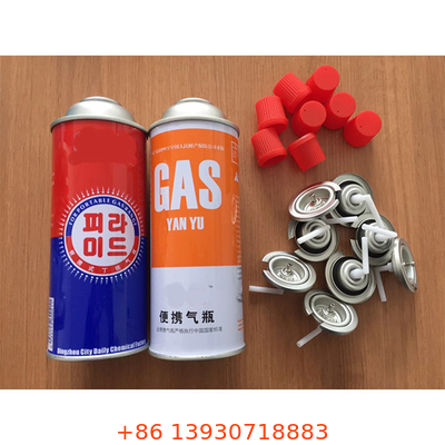 Cartouche portative étanche de gaz de butane pour les fourneaux de camping 400ml rechargeables