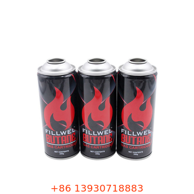 Ambiant cartouche portative 220g de cuisinière à gaz de boîte métallique de carburant de butane