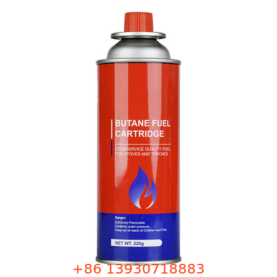 Matériel portatif en plein air de fer-blanc de cylindre de gaz de butane des activités 227g