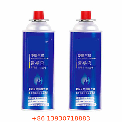 Poids campant rechargeable du diamètre 220g de la capacité 65mm de la bouteille de gaz de barbecue 400ml