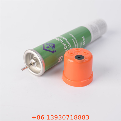 bouteille plus légère jetable de recharge de gaz de butane de taille de 150mm pour la commodité et la facilité