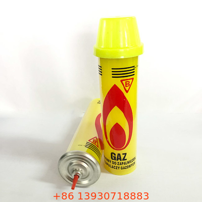 Bouteille plus légère rechargeable de recharge de gaz de butane de 80 ml pour la cuisine et le BARBECUE
