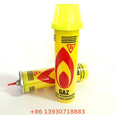 Boîte métallique universelle 150mm de recharge de gaz de butane de recharge de butane d'allumeur de cigarette
