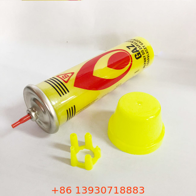 Recharge jetable de butane de lampe à souder de recharge de gaz d'allumeur de la cigarette 80ml