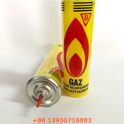Une recharge plus légère de gaz de butane de la dimension compacte 80ml pour la cuisine et le BARBECUE de torche