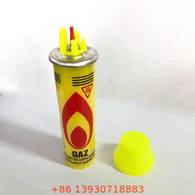 Une recharge plus légère de gaz de butane de la dimension compacte 80ml pour la cuisine et le BARBECUE de torche