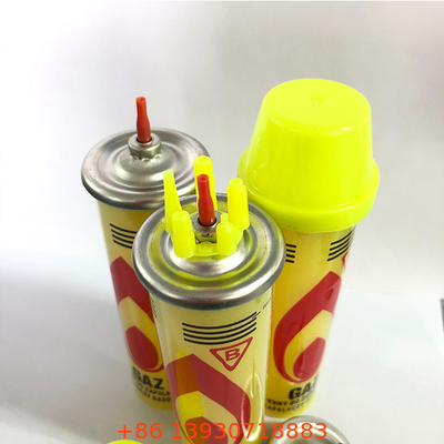 Bouteille plus légère rechargeable de recharge de gaz de butane de 80 ml pour la cuisine et le BARBECUE