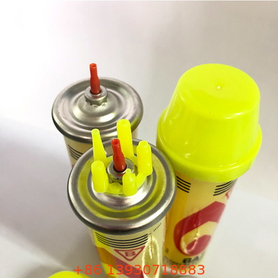 Bouteille plus légère rechargeable de recharge de gaz de butane de 80 ml pour la cuisine et le BARBECUE