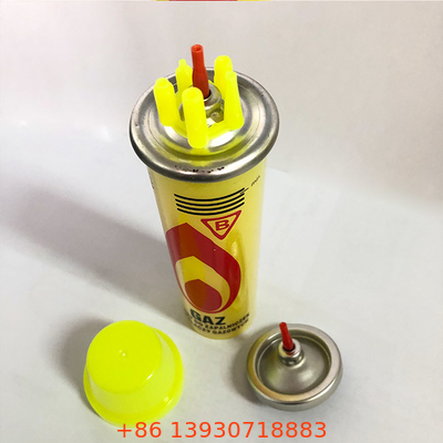 la boîte métallique de bouteilles de gaz de fourneau de camping du butane 80ml remplit écologique