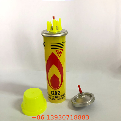 le journal de recharge de butane de gaz du camping 80ml emploient favorable à l'environnement