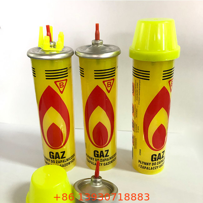 non recharge plus légère jaune de gaz de butane de fuite pour l'éclairage de bougie