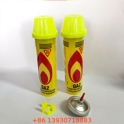 Recharge plus légère fiable de gaz du butane 80ml pour des aventures extérieures
