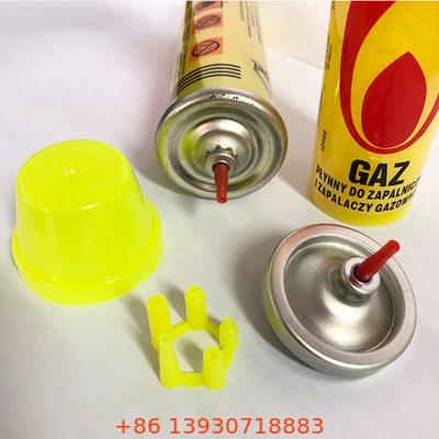 Boîte métallique plus légère efficace de recharge de gaz du butane 80ml pour le pique-nique extérieur