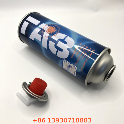 Valve à gaz au butane à ressort en acier inoxydable avec joint extérieur à combustion