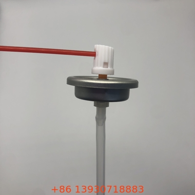 Valve de peinture à aérosol à ouverture unique avec un boîtier de tige de 2,5 x 0,33 mm