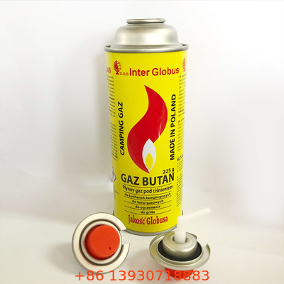 Une valve de cartouche de gaz de 1 pouce avec joint intérieur Buna pour canister de carburant au butane