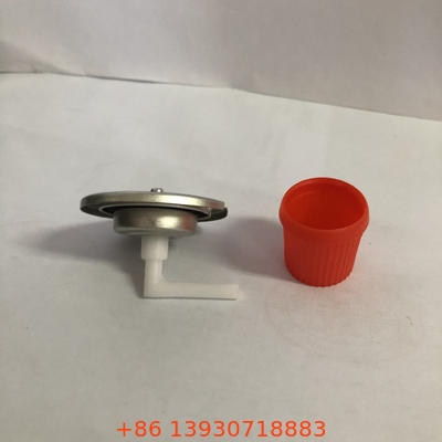 Valve de cartouche de gaz en PP pour cartouche de carburant au butane et cartouche de gaz au butane avec carrosserie métallique
