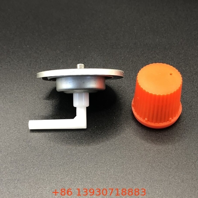 Une valve à gaz au butane d'un pouce d'un pouce