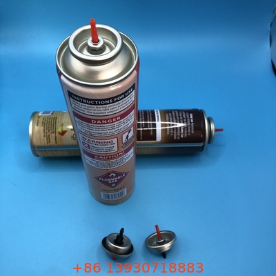 Valve de raccordement de remplissage de gaz d'allume-cigare avec matière plastique et métallique