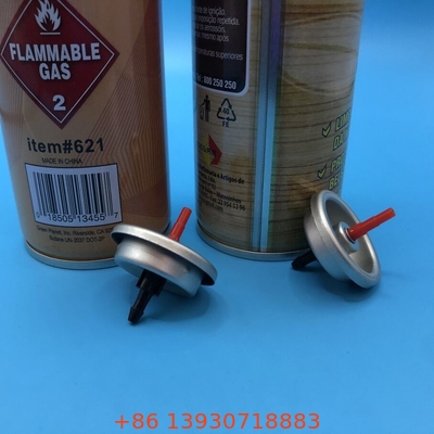 Ventilateur à gaz de remplissage de gaz de butane avec les deux côtés claire en fer blanc laqué un pouce