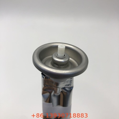Distribution pratique et sûre rendue facile avec la valve de sac en aérosol blanc sur la conception de la valve