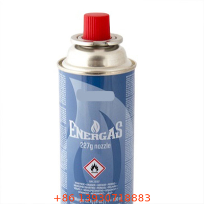 65 X 158 mm Bouteille de gaz de butane - ODM Acceptable dans le pot chaud