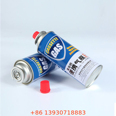 Boîte à gaz au butane - Produit avec CMYK 4 couleur et couleur Panton