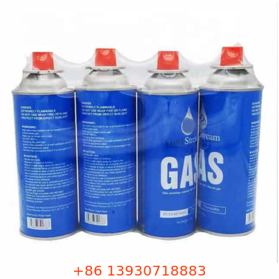 CMYK 4 couleur et couleur Pantone Bouteille de gaz de butane avec conception murale droite