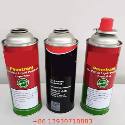 Container de gaz de butane acceptable pour la conception de logo personnalisé