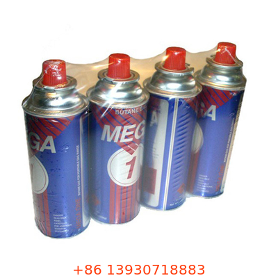 Container de gaz de butane acceptable pour la conception de logo personnalisé