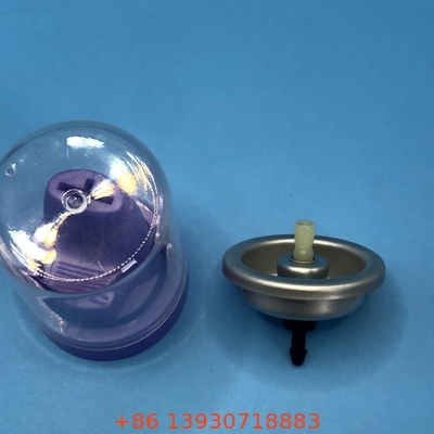Valve à aérosol à mesure de matériau standard pour l'aluminium de compatibilité universelle