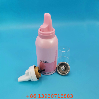 Compact Vente de mousse de cheveux en aérosol Portable Solution de coiffure sur le pouce