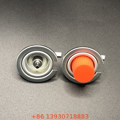 Valve à gaz de butane à soupape droite avec poignée noire et fil d'entrée CGA 600